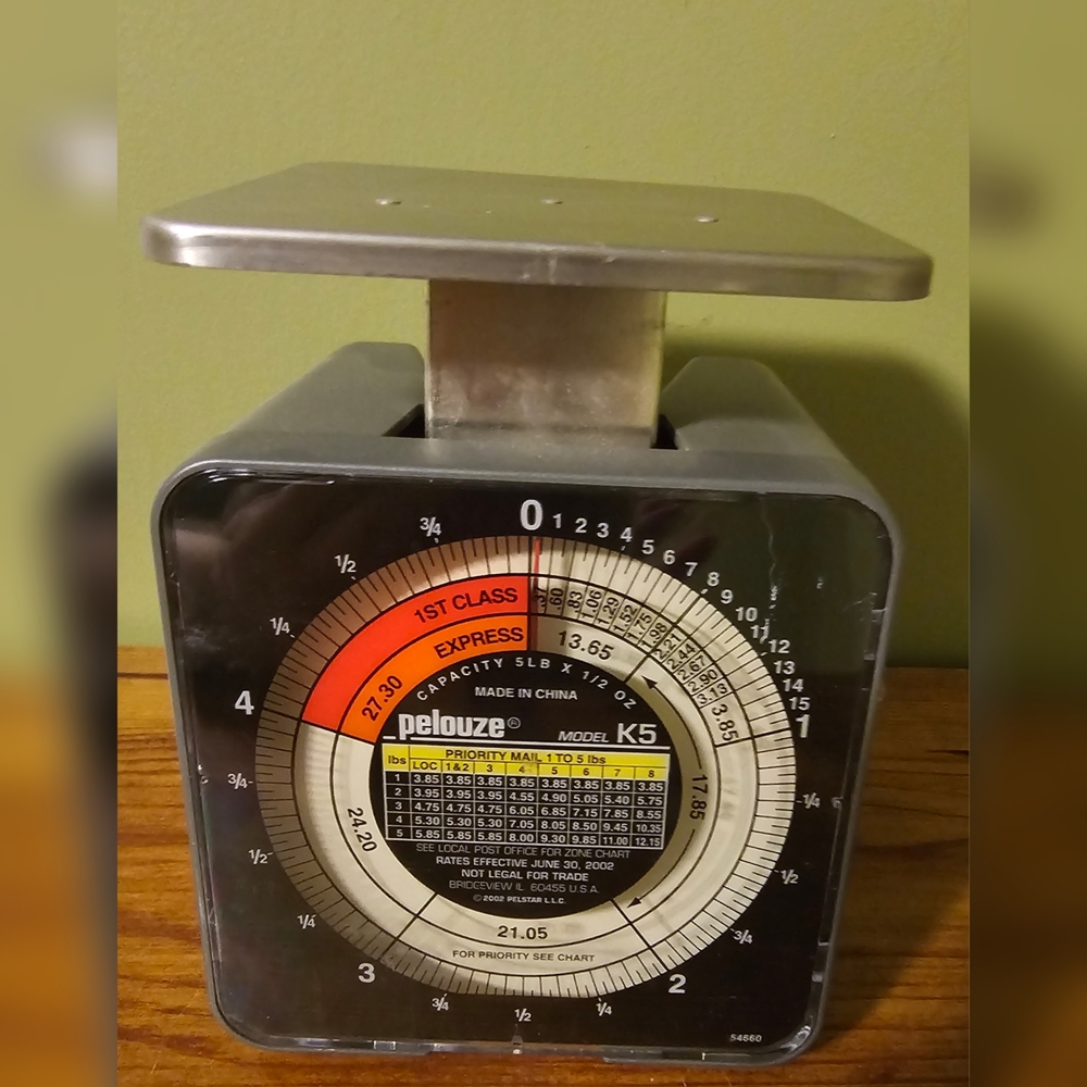 Pelouze Model K5 Postal Scale